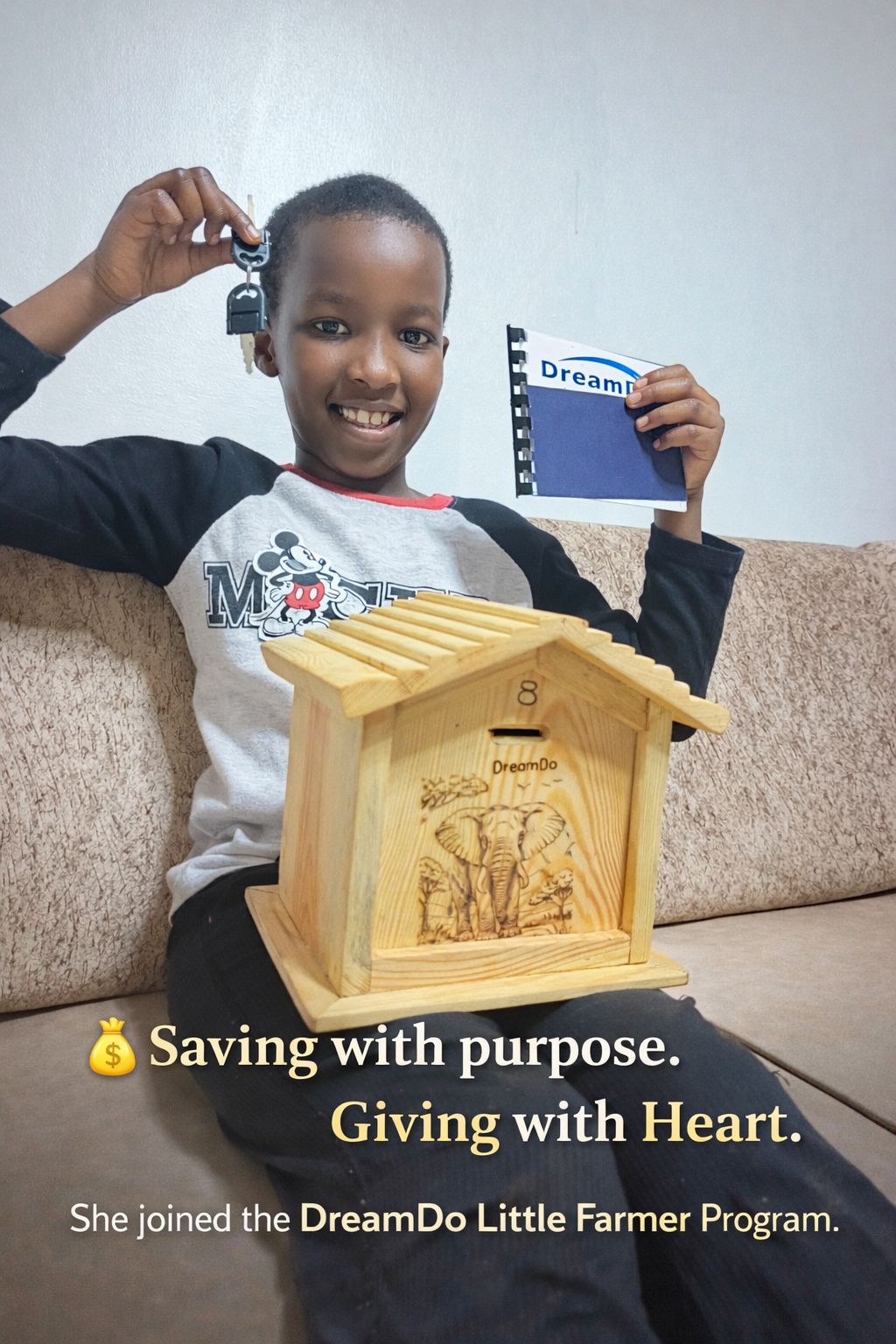 Saving with purpose. Giving with Heart.